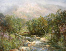 John Falconar slater Painting: A Highland Stream