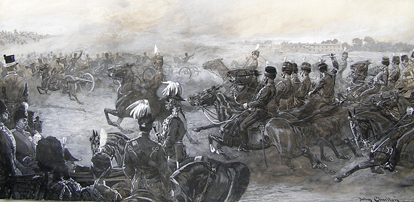 John Charlton: Hussars on exercise
