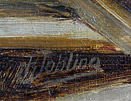 Robert Jobling Signature on Painting