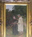 B William Atkinson painting: Courting