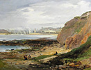 John Wilson Carmichael painting - View to Mouth of Tyne