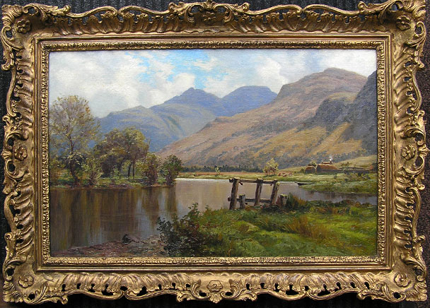 William Dalglish painting - Highland View