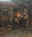 Ralph Hedley painting - the Forge