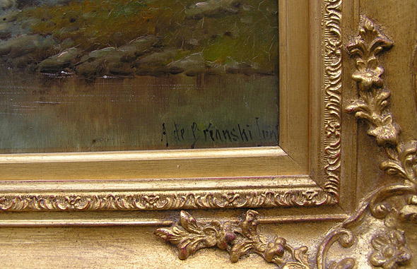 Alfred de Breanski Jnr: signature