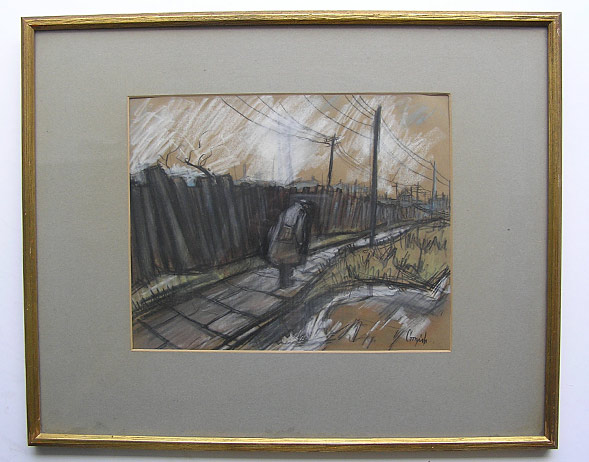 Norman Cornish painting: Returning Miner