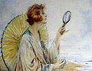 Charles MacIver Grierson painting: 1920s lady