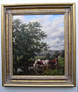 Dixon Clark Cows painting