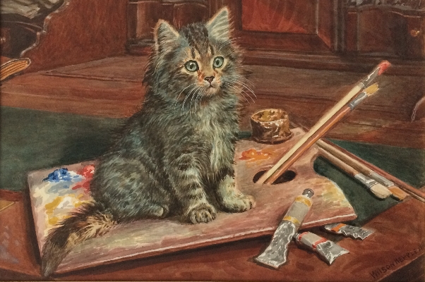 Cat and the Paint.Wilson Hepple.