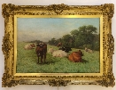 Cows in Summer.Frame.J.Dixon Clark