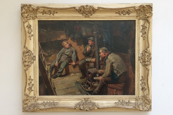 His First Voyage.Frame.Ralph Hedley