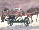 Norman Cornish.Horse & Cart