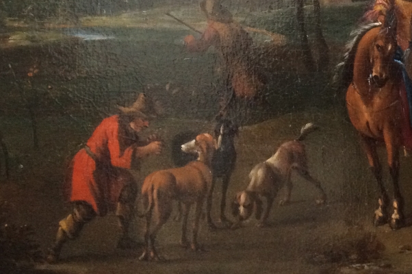 Hunting Party.Detail 2.Francis Hamers.