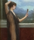 Lady in the mirror.Detail.Sidney Woods