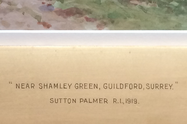 Near Shamley green.Tital.H.S.Palmer