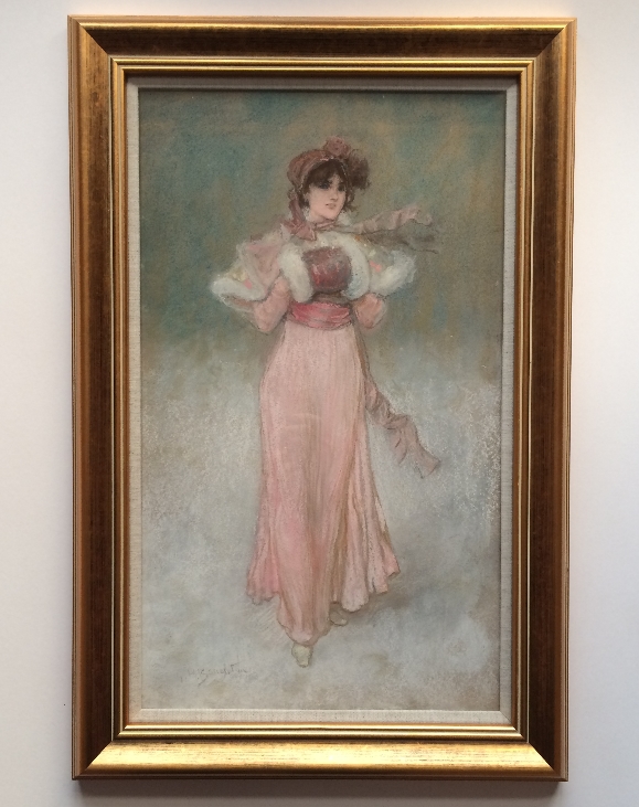 Young Beauty in Pink.Frame.G.H.Boughton