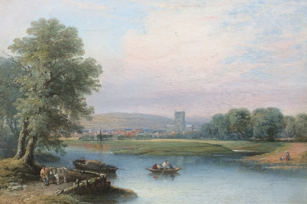 The Ferry.Tewkesburry.G.William Pitt