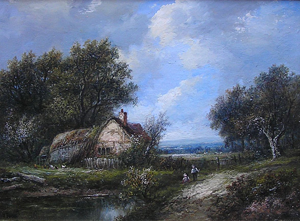 Joseph Thors: Old Midlands cottage