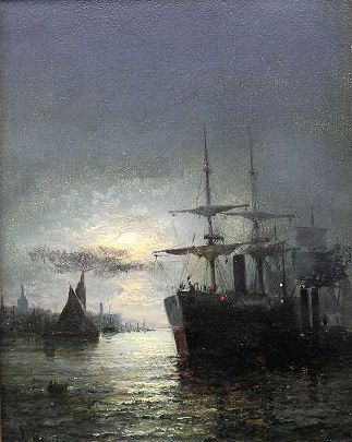 Shipping by moonlight #1