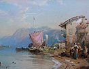 Thomas Miles Richardson: Sunny day on Lake Lugano