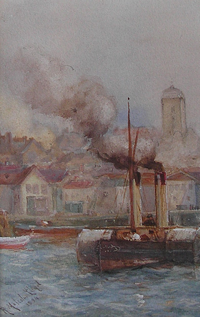 Robert Malcolm Lloyd painting: North Shields