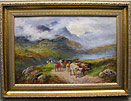 Henry Garland painting: The Highland Drover