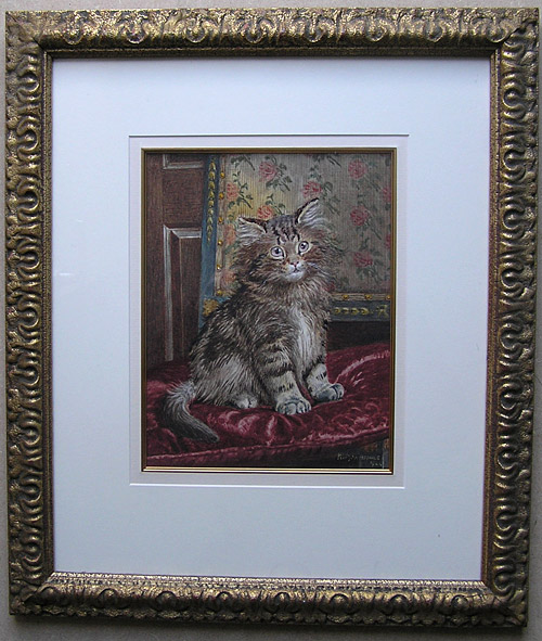 Wilson Hepple Cat Painting