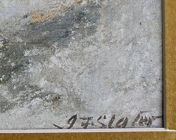 John Falconer Slater: signature