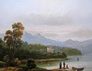 Edward Train Painting:Dunderawe Castle Looking to Ardkinglass