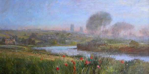 Walter Holmes painting, Durham