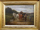 Samuel Joseph Clark painting: horse and cart