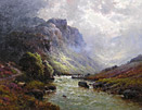 Alfred Fontville deBreanski: On a Perthshire River