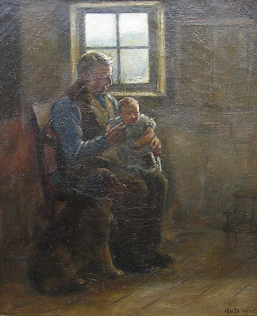 Henry John Dobson oil painting