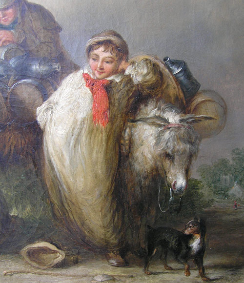Henry Perlee Parker painting: the milk boys