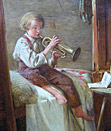 Henry.Roger.Oil.painting.for.sale - The young musician