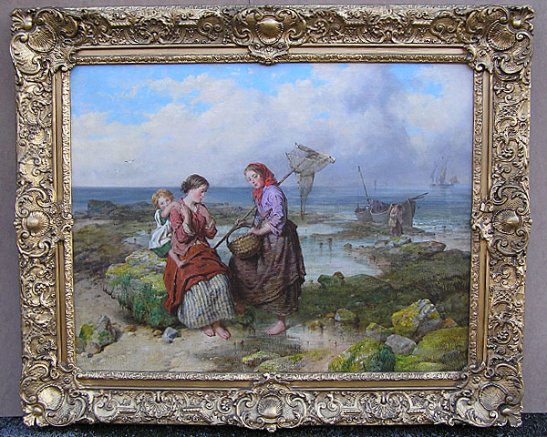 Isaac Henzell painting for sale: Shrimpers