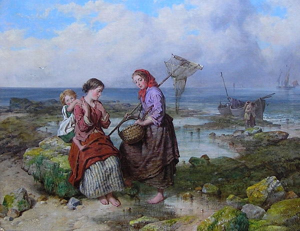 Isaac Henzell oil painting: Shrimpers