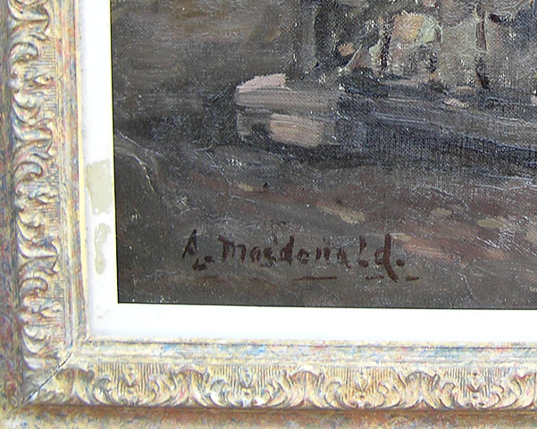 Arthur MacDonald artist signature