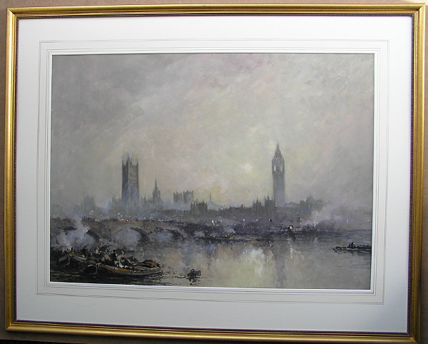Frank Wasley painting: London