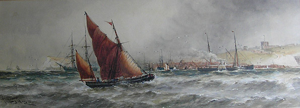 Thomas Bush Hardy: off Dover