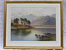 Emil Axel Krause painting of Lake District