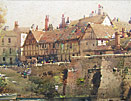 Noel Harry Leaver painting Tewkesbury