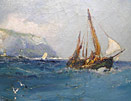 Frank Wasley oil painting