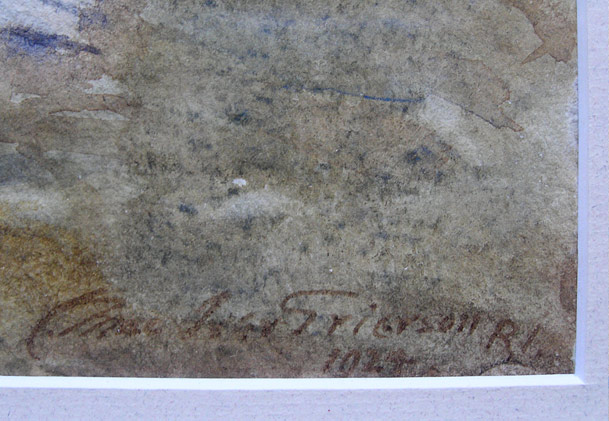 Charles MacIver Grierson signature