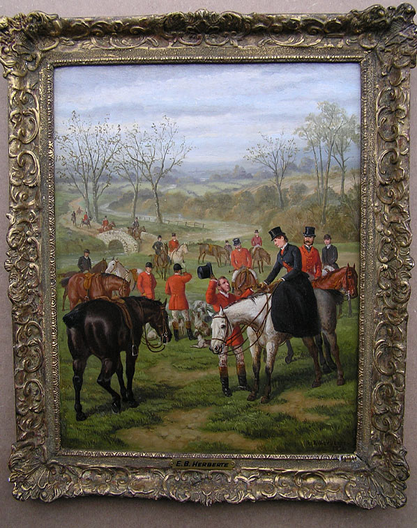 Edmund Benjamin Herberte - painting