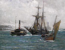 Marine Oil Painting