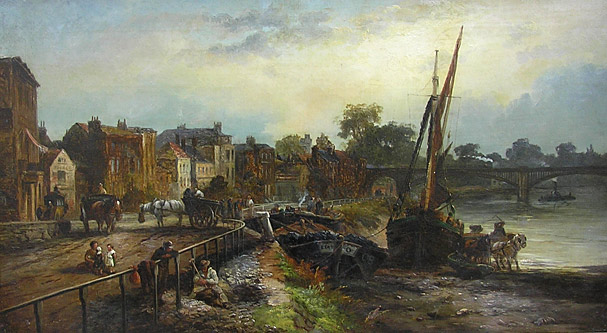 William Harding Collingwood Smith: Thames at Barnes