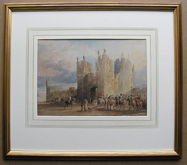 Thomas Miles Richardson framed Alnwick Castle