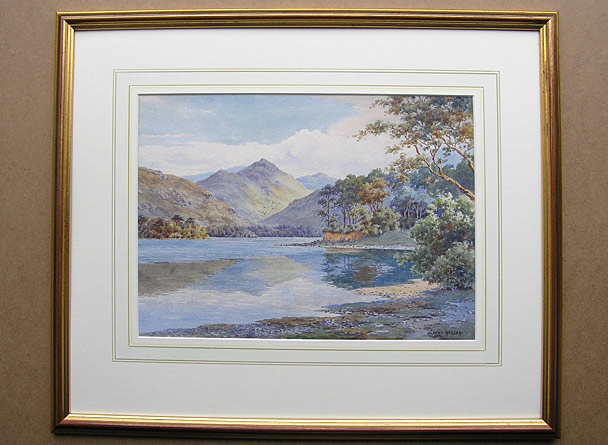 Albert Rosser framed  Broomhill Point Derwentwater