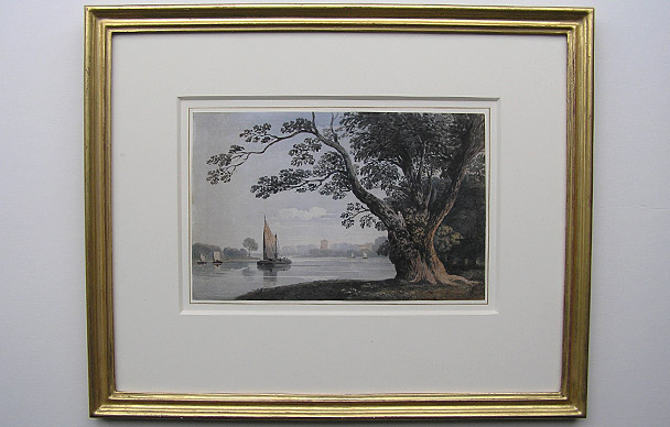 John Varley framed Thames London