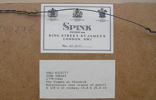 John Varley Label Spink
